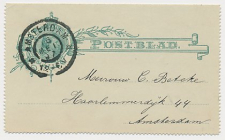 Postblad G. 4 Locaal te Amsterdam 1897