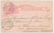 Postblad G. 7 y Rotterdam - Montreux Zwitserland 1897