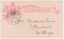 Postblad G. 9 x Locaal te Den Haag 1907