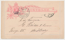 Postblad G. 9 y Locaal te Den Haag 1905