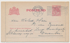 Postblad G. 14 Amsterdam - Deventer 1917