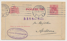 Postblad G. 14 Den Haag - Apeldoorn 1910