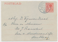 Postblad G. 16 Dordrecht - Den Haag 1929
