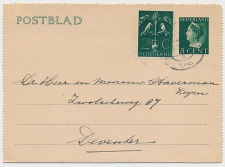 Postblad G. 20 Apeldoorn - Deventer 1945 ( vroegere datum )