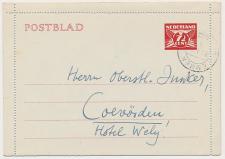 Postblad G. 22 Emmen - Coevorden 1943