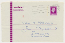 Postblad G. 24 Den Haag - Zaandijk 1977 