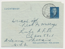 Luchtpostblad G. 4 Amsterdam - Phoenix USA 1952