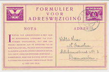Verhuiskaart G. 9 Assen - Leeuwarden 1930