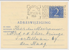 Verhuiskaart G. 23 Amersfoort - Den Haag 1953