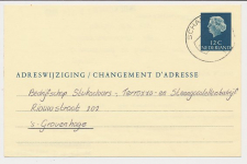 Verhuiskaart G. 35 Schagen - Den Haag 1969