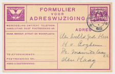Verhuiskaart G. 10 Voorburg - Den Haag 1932