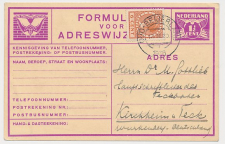 Verhuiskaart G. 11 Oud Beijerland - Duitsland 1936 - Buitenland 