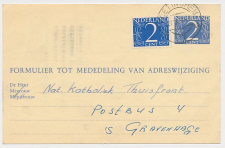 Verhuiskaart G. 24 Doetinchem - Den Haag 1958