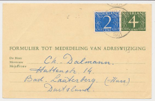 Verhuiskaart G. 26 Texel - Duitsland 1961 - Buitenland