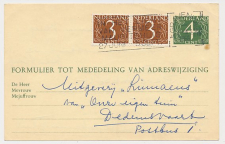 Verhuiskaart G. 26 Den Haag - Dedemsvaart 1966