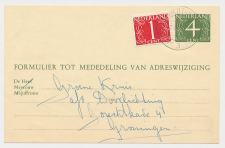 Verhuiskaart G. 26 Maastricht - Groningen 1964