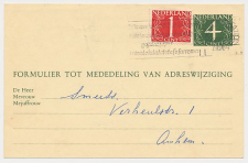 Verhuiskaart G. 26 Locaal te Arnhem 1964