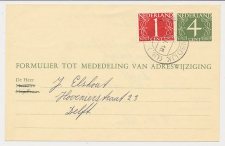 Verhuiskaart G. 26 Maartensdijk - Delft 1964