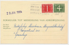 Verhuiskaart G. 26 Zwolle - Den Haag 1964