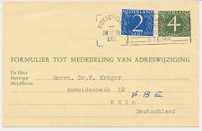 Verhuiskaart G. 26 Rotterdam - Duitsland 1961 - Buitenland