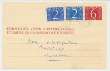 Verhuiskaart G. 27 Markelo - Amsterdam 1966