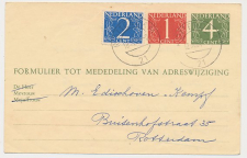 Verhuiskaart G. 29 Locaal te Rotterdam 1964