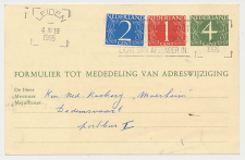 Verhuiskaart G. 29 Leiden - Dedemsvaart 1965