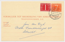 Verhuiskaart G. 30 Weesp - Utrecht 1965