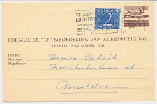 Verhuiskaart G. 33 Haarlem - Amstelveen 1967