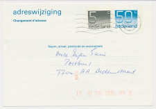 Verhuiskaart G. 47 Haarlem - Dedemsvaart 1986