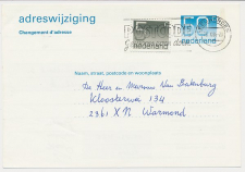 Verhuiskaart G. 47 Leeuwarden - Warmond 1985