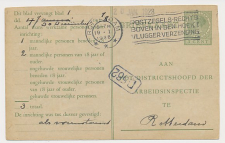 Arbeidslijst G. 12 Locaal te Rotterdam 1928