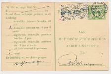 Arbeidslijst G. 15 a Locaal te Rotterdam 1937