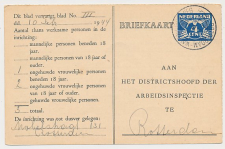 Arbeidslijst G. 21 Locaal te Rotterdam 1946