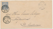 Envelop G. 5 b Rotterdam - Amsterdam 1895