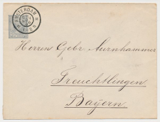 Envelop G. 7 Amsterdam - Duitland 1896