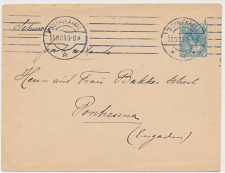 Envelop G. 9 b Den Haag - Zwitserland 1909