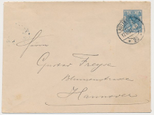 Envelop G. 13 a Rotterdam - Duitsland 1907