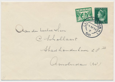 Envelop G. 26 Landsmeer - Amsterdam 1941 - Met bijfrankering    