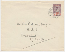 Envelop G. Bergen - Broekland 1951