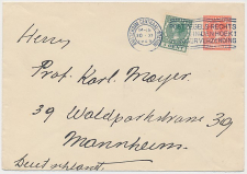 Envelop G. 22 / Bijfrankering Amsterdam - Duitsland 1929