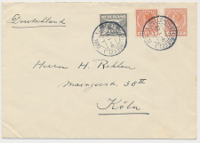 Envelop G. 23 a / Bijfr. Kapelle Biezelinge - Duitsland 1932