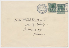 Envelop G. 25 a / Bijfrankering Amsterdam - Alkmaar 1937