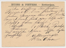 Briefkaart G. 8 Particulier bedrukt Rotterdam Duitsland 1875