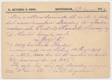 Briefkaart G. 14 Particulier bedrukt Rotterdam 1879