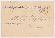 Briefkaart G. 16 Particulier bedrukt Rotterdam - Duitsland 1878