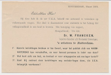 Briefkaart G. 23 Particulier bedrukt Rotterdam 1889