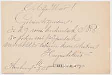 Briefkaart G. 23 Particulier bedrukt Arnhem 1885