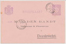 Briefkaart G. 23 Particulier bedrukt Dordrecht 1893