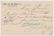 Briefkaart G. 27 Particulier bedrukt Rotterdam - Duitsland 1891